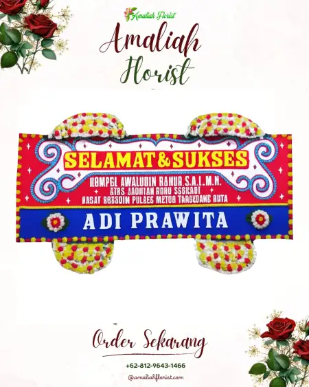 Papan Bunga Ucapan Selamat Pulo